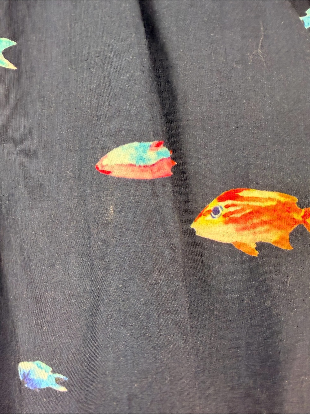Modcloth style study A-line skirt in marine bio size 4X octopus fish - Picture 4 of 7